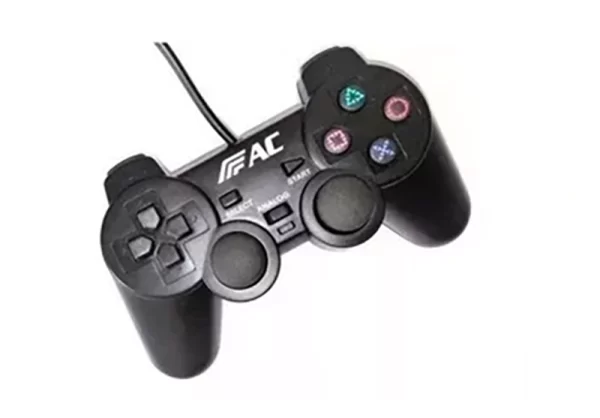 Controle Ps2 Joystick Com Fio Analógico Plug And Play