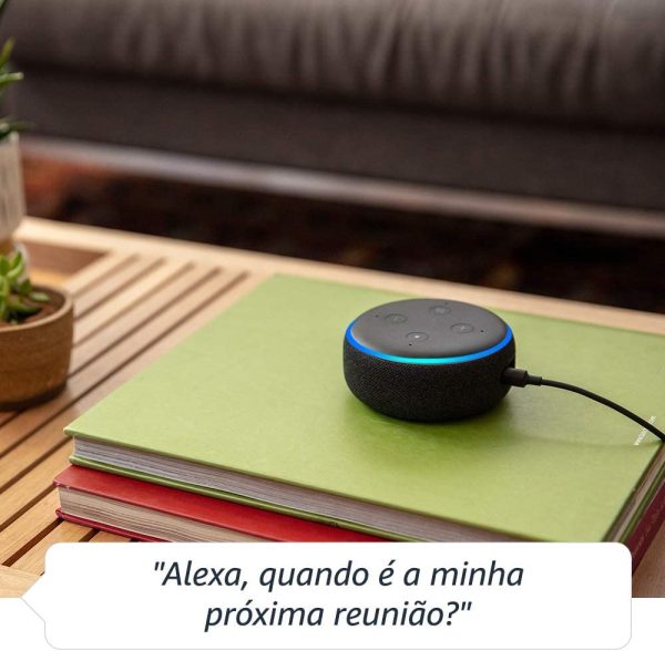 Echo Dot (3ª Geração): Smart Speaker com Alexa - Cor Preta - Image 6