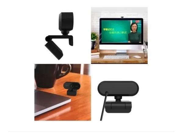 Webcam Com Microfone Embutido Full Hd 1080 Visão 360º Usb - Image 2